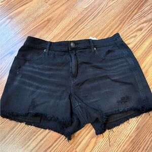 American Eagle Black Distressed Women's Shorts